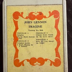 John Lennon Imagine 8-Track Tape